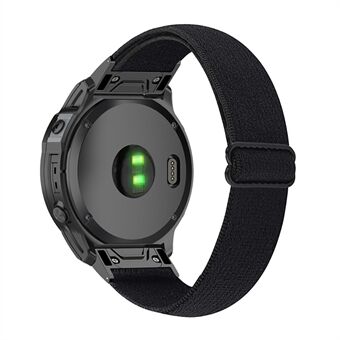 För Garmin Fenix Series 7X/6X/Coros Vertix 2 Elastiskt nylon klockarmband Justerbart armband Smart Watch Andningsband för kvinnor/män