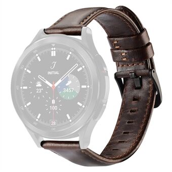 DUX DUCIS för Samsung Galaxy Watch3 45 mm / Huawei Watch GT 3 46 mm / GT 3 Pro 46 mm rostfritt Steel + läder klockarmband 22 mm utbytesarmband