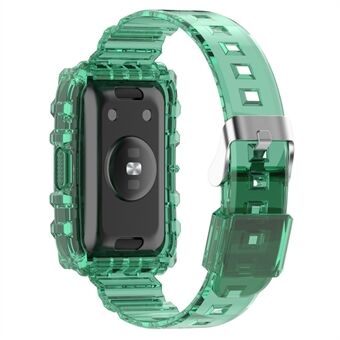 För Xiaomi Mi Band 7 Pro Solid Color Silikon Smart Watch Band Klart utbytesarmband
