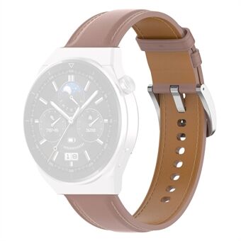 För Samsung Galaxy Watch 5 40 mm / 44 mm / Watch 5 Pro 45 mm / Watch4 40 mm / 44 mm / Watch4 Classic 42 mm Smart Watch Band i äkta läder Handledsrem