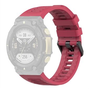 För Huami Amazfit T-Rex 2 Enfärgad mjuk silikon Sport Smart Watch Band Ersätter handledsrem