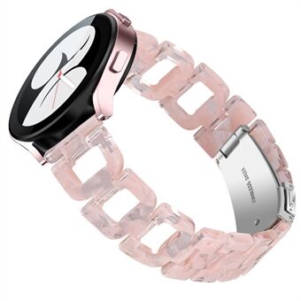 För Samsung Galaxy Watch4 Active 40 mm / 44 mm / Watch4 Classic 42 mm / 46 mm / Klocka 5 40 mm / 44 mm Resin klockband Rostfritt Steel Spänne D-formad rem