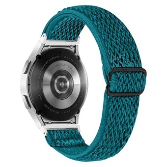 För Samsung Galaxy Watch 5 40 mm / 44 mm / Watch 5 Pro 45 mm flätad nylon Smart klockarmband, byte av stretchigt handledsband