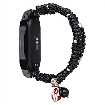 För Xiaomi Mi Band 7 Holiday Style Beads Armband Watch Band Rembyte
