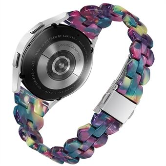 För Samsung Galaxy Watch 5 Active 40mm / 44mm / Watch 5 Pro 45mm / Watch 42mm Resin Armband 20mm Armband Armband Replacement