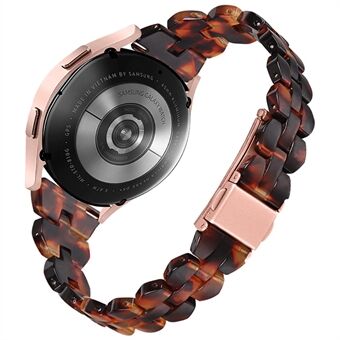För Samsung Galaxy Watch 5 Active 40mm / 44mm / Watch 5 Pro 45mm / Watch 42mm Resin Armband 20mm Armband Armband Replacement