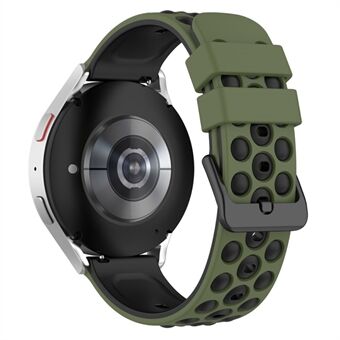 22 mm Smart klockremmar för Huawei Watch Buds / GT2 / GT / GT2 Pro / Garmin Vivoactive 4 / Forerunner 255, dubbelfärgad Universal klockarm i silikon