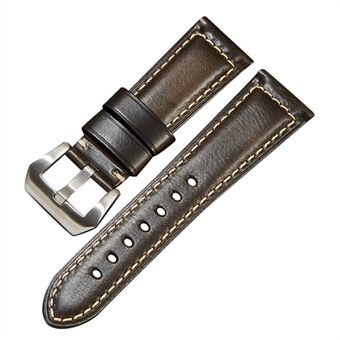 Top Grain Kohud äkta läder Retro Watch Band 24mm Universal Watch Armband