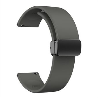 Klockband för Huawei Watch 4 / Watch 4 Pro / Watch 3 / Watch 3 Pro , 22 mm silikonrem med svart magnetiskt vikbart spänne