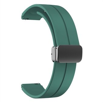 För Keep B4 / Huawei Watch Fit Mini 16 mm silikonbandsbyte klockarmband, svart hopfällbart spänne