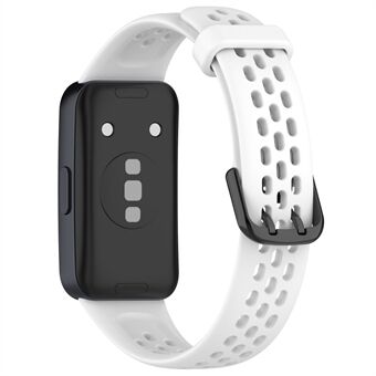 För Huawei Band 8 Andas Silikon Smart Watch Arm Bekvämt att bära handledsband