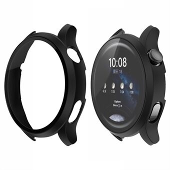 Smartwatch Matte PC-ramskydd med skärmskydd i härdat glas för Huawei Watch 3