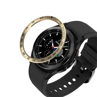 Speed Scale Design Rostfritt Steel Skyddsklocka Bezel Ring Cover för Samsung Galaxy Watch4 Classic 46mm