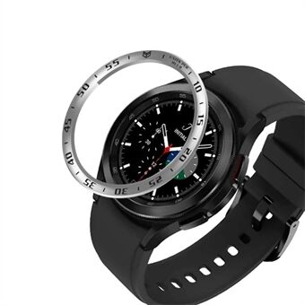 Tidsskala Design Rostfritt Steel Klocka Skyddsram Ring för Samsung Galaxy Watch4 Classic 46 mm