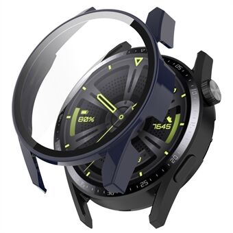2-i-1 klockfodral Hård PC-ram + skärmskydd i härdat glas för Huawei Watch GT 3 46mm