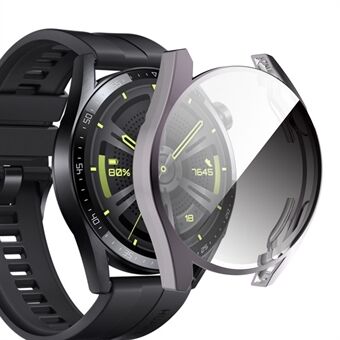 Fulltäckande mjuk TPU Stötsäker elektropläterad klocka Skyddsfodral för Huawei Watch GT 3 46mm