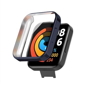 För Xiaomi Redmi Watch2 / Redmi Watch 2 Mjukt anti- Scratch TPU elektropläterat klockfodral med full täckning