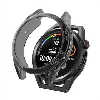 För Huawei Watch GT Runner Transparent TPU Smart Watch Half Cover Skyddsfodral
