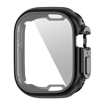 ENKAY HAT Prince För Apple Watch Ultra 49 mm Transparent fodral Flexibel TPU-galvanisering runtom med skydd på framsidan