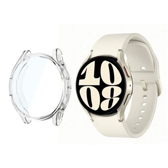 ENKAY HAT Prince För Samsung Galaxy Watch6 40 mm klockfodral Transparent TPU Skyddsram