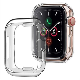 Fullt skydd Transparent TPU skyddande klockfodral för Apple Watch Series 7 41mm