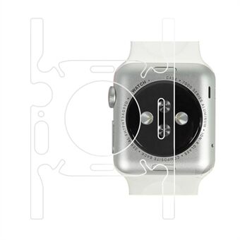 För Apple Watch Series 7/8 45 mm Watch Back Cover Protector Anti- Scratch HD Clear TPU Back Film