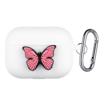 Butterfly Decor Silicone Protective Case Headsets Accessories for Apple AirPods Pro