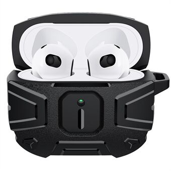 NILLKIN Full Protection TPU Earbud Skyddsfodral med karbinhake för Apple AirPods 3