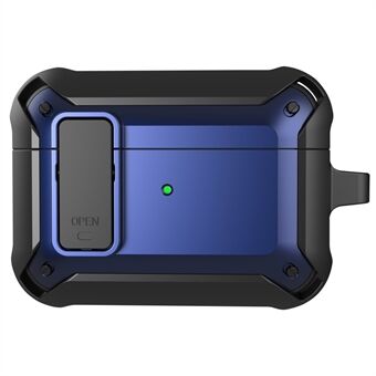 Trådlösa hörlurar Anti-drop TPU + PC-skyddsfodral med Snap-on lockdesign för AirPods Pro