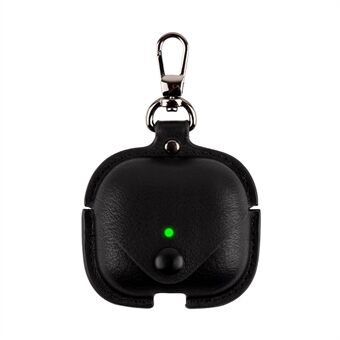 Bluetooth-hörlursfodral i PU-läder för Apple AirPods 3 med karbinhake Ljushålsposition