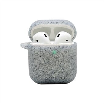 For Apple AirPods with Charging Case (2016)/(2019)/AirPods with Wireless Charging Case (2019) Earphone Glittery Silicone Case Earbuds Protective Shell with Hanging Buckle