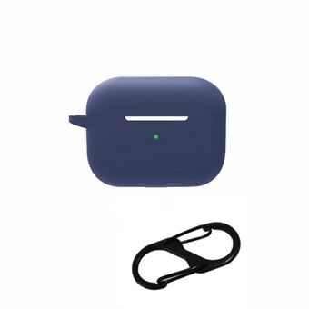 För AirPods Pro 2 Bluetooth-hörlurar Mjukt silikonskyddsfodral Fallsäkert skal med anti-tappat spänne