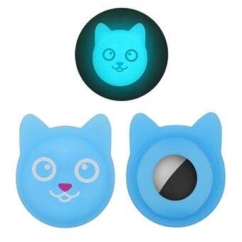 Cat Style Pet Tracker Anti-förlust Cover TPU Skyddsfodral för Apple AirTag