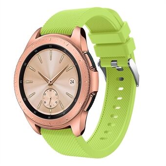 Twill Texture Silicone Watchband Strap för Samsung Galaxy Watch 42mm