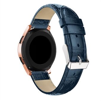 20mm Crocodile Texture Genuine Leather Watch Bracelet for Samsung Galaxy Watch 42mm