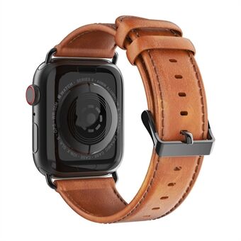DUX DUCIS Business Genuine Leather Watch Strap for Apple Watch Series 5 4 44mm / Series 3 2 1 42mm