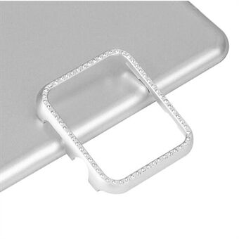 Aluminum Alloy Protective Shell Frame Bumper Diamond Hard Cases for Apple Watch Series 4 40mm