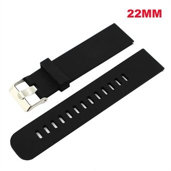 22mm Universal Solid Color Silicone Watch Band for Samsung Gear S3 / Huawei Watch GT
