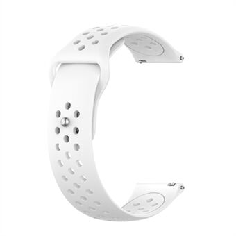 20 mm andningshål Silikonarmband Armbandsrem Ersättning för Samsung Galaxy Watch 42 mm SM-R810