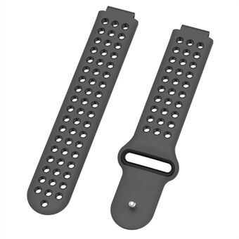 26mm Dual-colors Silicone Watch Strap Band for Garmin Forerunner 735XT/220/230/235/620/630