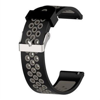 20mm Dual Color Silicone Smart Watch Band for GarminMove Luxe/Move Style /Move 3 /Move Venu