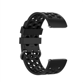 Silikon Smartwatch-rem för Fitbit Versa 2 / Versa / Versa Lite - Svart