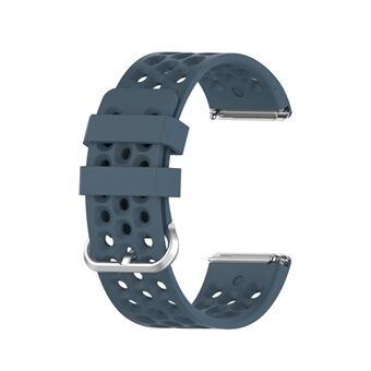 Silikon Smartwatch-rem för Fitbit Versa 2 / Versa / Versa Lite - Ljus Mörkblå