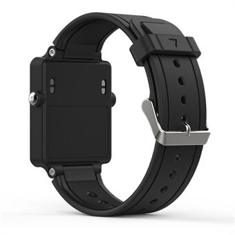 Silikon Smart Watch Ersättningsrem för Garmin Vivoactive Acetate - Svart
