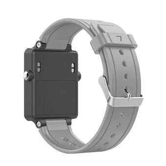 Silikon Smart Watch Ersättningsrem för Garmin Vivoactive Acetate - Grå