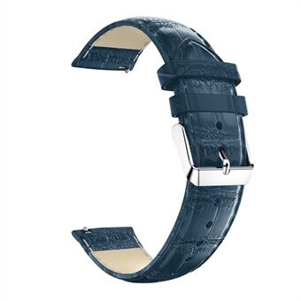 20mm Crocodile Texture Genuine Leather Watch Strap Replacement for Samsung Galaxy Watch Active