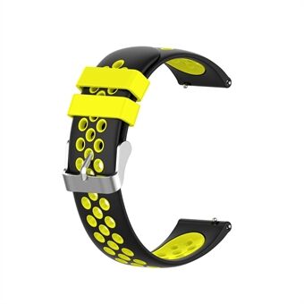 18mm Dual Color Silicone Smart Watch Band for Xiaomi Mi Watch
