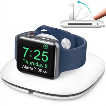 AHASTYLE PT126 för Apple Watch Stand Vikbar Smartwatch Laddare Hållare Laddningsdocka