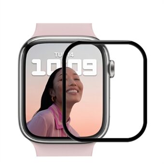 MOCOLO för Apple Watch Series 7/8 41 mm 3D Böjd Ultra Clear Full storlek härdat glasfilm Explosionssäkert skärmskydd