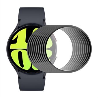 ENKAY HAT Prince 10st För Samsung Galaxy Watch6 44mm Heltäckande Klocka Skärmskydd 3D Böjd Mjuk PC Edge + PMMA Film